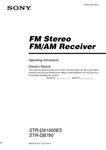 Sony STR-DB790 Amplifier / Receiver Owners Instruction Manual. Fixed Price $22.24.