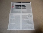 Harman Kardon CD491 Cassette Review, Pg, 1984, Specs. Fixed Price $9.99.
