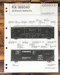 Kenwood KX-W6040 Cassette Service Manual *original*. Fixed Price $19.97.