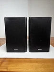 Pair Of Sony Black Wood Bookshelf Speakers SS-SBT100 2-WAY Stereo Tested & Works. Fixed Price $59.33.