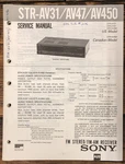 Sony STR-AV31 -AV47 -AV450 Receiver Service Manual *original*. Fixed Price $14.97.