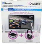 Aluratek Bluetooth Wireless Tv Streaming Kit W/ Receiver Headphone. Fixed Price $84.95.