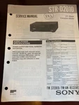 Sony STR-D2010 STRD2010 Service Manual From The Usa **original**. Fixed Price $23.88.