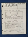 Kenwood KRF-V7771D VR-2080 KRF-V8881D VR-2090 Receiver Service Manual Original. Fixed Price $8.60.