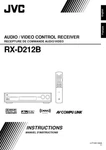 Jvc RX-D212B Receiver Owners Instruction Manual Reprint. Fixed Price $22.24.