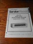 Realistic STA-115 Receiver Service Manual. Fixed Price $35.00.
