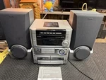 Aiwa Cx- ZL500 Audio System Disc Cd Changer, Dual Cassette, Am/fm Subwoofers!. Fixed Price $249.99.