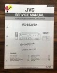 Jvc RX-552 Vbk Receiver Additional Service Manual *original*. Fixed Price $14.97.