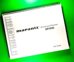 Owner's Manual For Marantz SR7005 Av Receiver, 128 Pages, With Clear Covers!. Fixed Price $24.14.