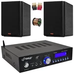 Pyle 200W Bluetooth Fm Stereo Receiver, 2X 5.25 Theater Speakers, Banana Plugs. Fixed Price $237.99.