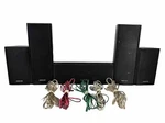 Onkyo SKC-350C Surround Sound 5.1 Speaker System SKF-350F, SKM-350S No Subwoofer. Fixed Price $88.81.