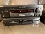 Sony Stereo Receiver STR-DE415 & Player Disc Changer CDP-291 Combo W Remote. Fixed Price $119.99.