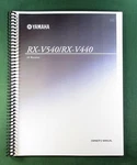 Yamaha RX-V540 / RX-V440 Instruction Manual: 66 Pages & Protective Covers!. Fixed Price $18.95.