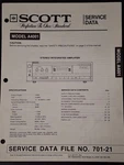 Scott H A4001 Amplifier Service Manual Original. Fixed Price $49.99.