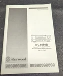 Original Sherwood RV-5050R Rds Genuine Oem Manual. Fixed Price $19.95.