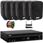 Pyle 5.2CH Power Receiver, 6X 3.5" 300W Indoor/outdoor Black Speakers W/ Mic. Fixed Price $352.99.