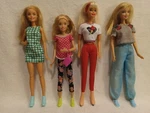 Barbie 4 Doll Lot Skipper With Outfit And Shoes Mattel A02. Fixed Price $24.99.
