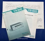 Original Sony STR-6045 Stereo Receiver Service Manual. Fixed Price $24.95.