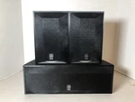 Yamaha NS-AP6500S Satellite Speakers With NS-AP6500C Center Channel. Fixed Price $65.00.