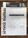 Kenwood KT-770L Tuner Service Manual *original*. Fixed Price $14.97.