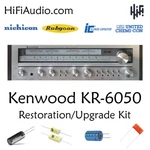 Kenwood KR-6050 KR-6055 Rebuild Restoration Recap Upgrade Kit Repair Capacitor. Fixed Price $165.00.