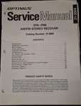Realistic 31-3004 Optimus STA-2160 Am Fm Stereo Receiver Service Manual. Fixed Price $29.99.