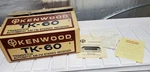 Vintage Kenwood TK-60 Receiver Original Manual And Box. Fixed Price $49.75.