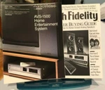 Jensen AVS-1500 Home Entertainment System Brochure (6 Pages) And Review. Fixed Price $6.00.