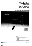 Technics SC-CH700 SL-CH700 SU-CH700 SH-CH700 RS-CH700 Cd Owners Manual Reprint. Fixed Price $22.24.