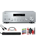 Yamaha R-N600A 2.1-CH Network A/v Receiver Silver Bundle W/surge Protector. Fixed Price $744.95.
