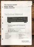 Harmon Kardon HK-3400 HK3400 Receiver Service Manual *original* #1. Fixed Price $24.97.