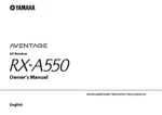 Yamaha RX-A550 Receiver Owners Manual. Fixed Price $22.24.