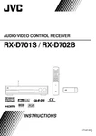 Jvc RX-D701SB RX-D702BB Receiver Owners Instruction Manual Reprint. Fixed Price $22.24.