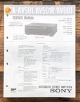 Sony TA-AV501R TA-AV601 Service Manual *original*. Fixed Price $14.97.
