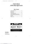 Harman Kardon ADP303 Receiver Owners Manual. Fixed Price $22.24.