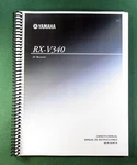 Yamaha RX-V340 Instruction Manual: 60 Pages & Protective Covers!. Fixed Price $18.95.