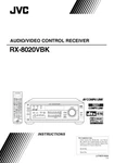Jvc RX-8020VBK Receiver Owners Instruction Manual Reprint. Fixed Price $22.24.