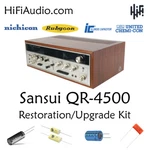 Sansui QR-4500 Rebuild Restoration Recap Upgrade Kit Repair Filter Capacitor. Fixed Price $185.00.