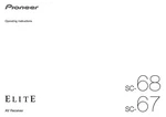 Pioneer SC-68 Receiver Owners Manual. Fixed Price $22.24.