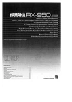 Yamaha RX-950 Receiver Owners Manual. Fixed Price $22.24.