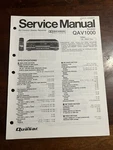 Quasar QAV1000 Stereo Receiver Service Manual Repair Oem Diagrams. Fixed Price $17.99.