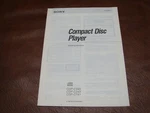 Original Sony 345 Player Owners Manual. Fixed Price $7.99.