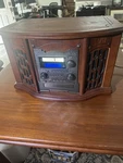 Innovative Technology ITRR-501 Wooden Music Center Record, Cd, Cassette, Radio. Fixed Price $130.00.