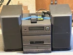 Denon D-80/UDR-80/UDCM-80 Shelf System Receiver Cd Dual Cassette Deck. Fixed Price $399.00.