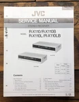 Jvc RX-X110 R-X110B -X110L Receiver Service Manual *original*. Fixed Price $14.97.