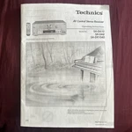 Technics SA-DA8 SA-DA10 SA-DX1040 Receiver Owners Instruction Manual. Fixed Price $16.99.