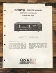 Onkyo TX-85 Receiver Service Manual *original*. Fixed Price $24.97.