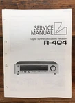 Luxman R-404 Receiver Service Manual *original* #1. Fixed Price $24.97.