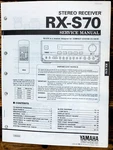 Yamaha RX-S70 Receiver Service Manual *original*. Fixed Price $19.97.