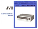 Jvc 4VR-5426X Receiver Owners Instruction Manual Reprint. Fixed Price $22.24.